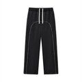 Contrast-Stitched CCTV Fleeced Joggers