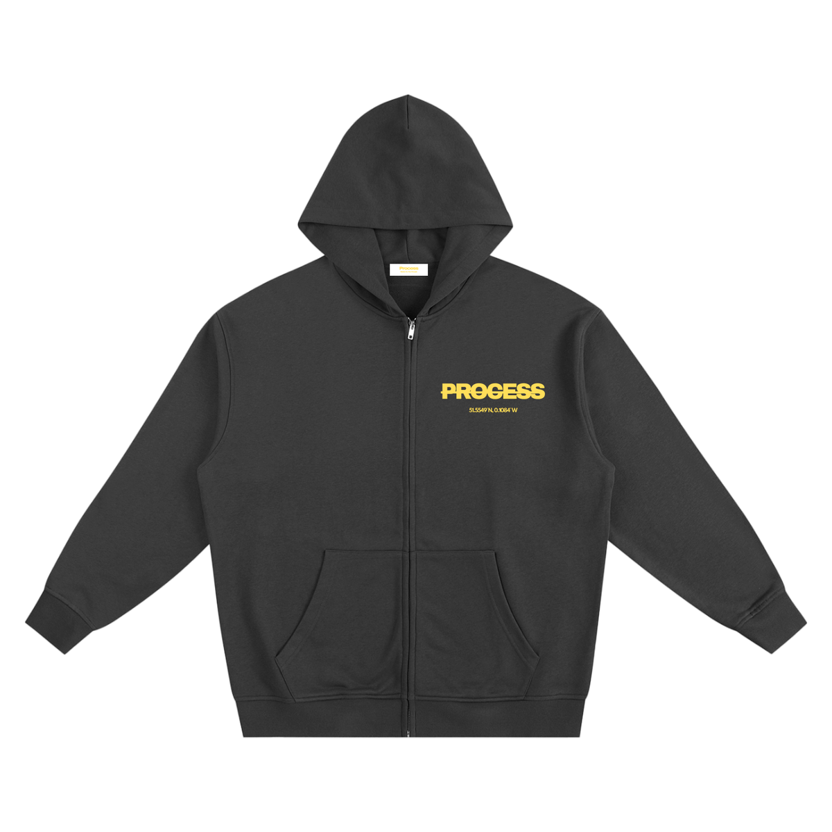 Map of London Process Zip-Up
